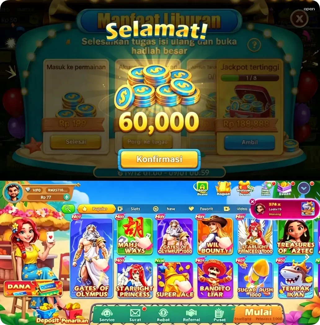 open Masuk - open Resmi